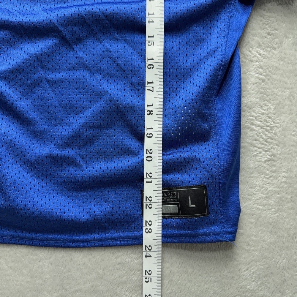 NIKE Royal Blue Youth Recruit Football Practice Training Sports Jersey Size L - Picture 12 of 12